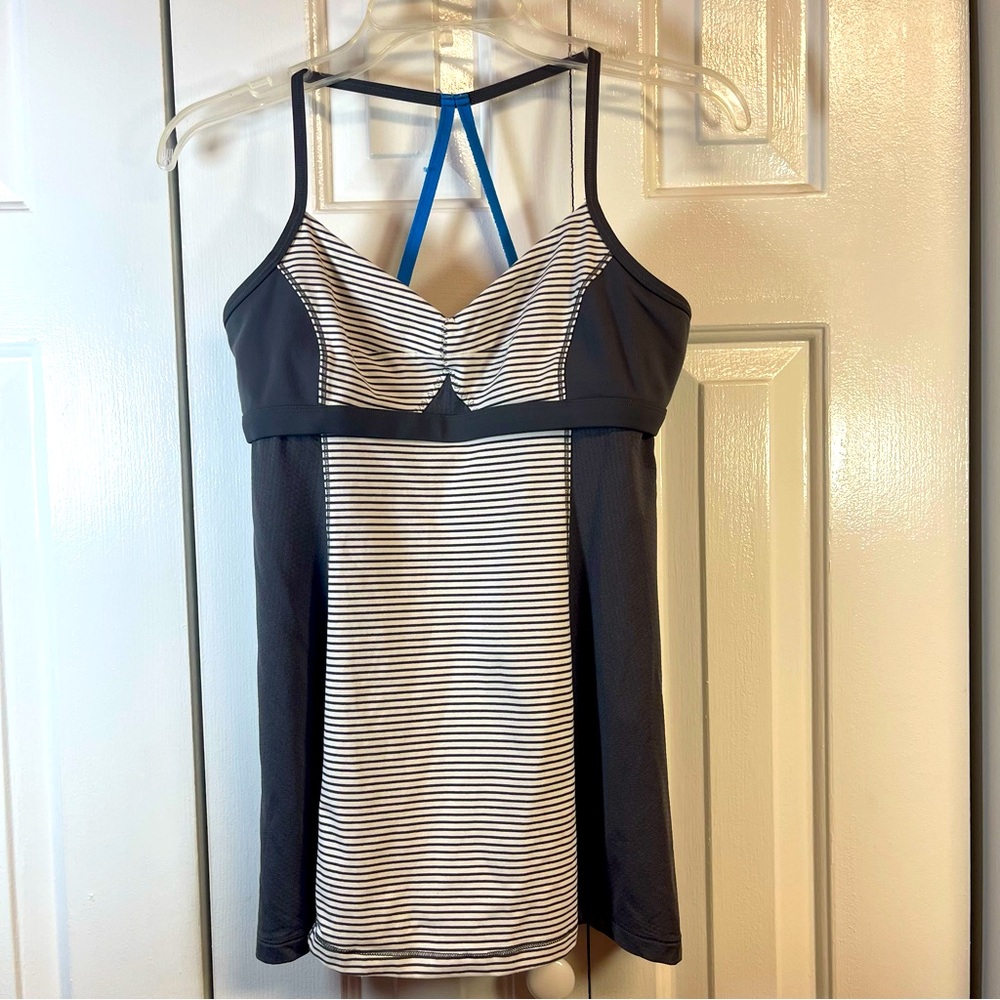 Lululemon Bend & Flow Tank Hyper Stripe Angel‎ Wings X R2